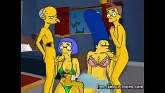 Odtwórz Simpsonowie hentai mocno pijani biesiada