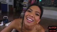 Play Pov asian blowjob loving beauty drilled in closeup pov