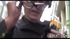 Play Nice suppurate floozy gets cunt trained severely barker title