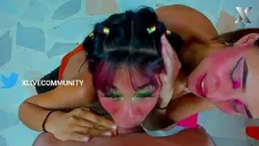 播放 糖果和茉莉给一个 pov 口交