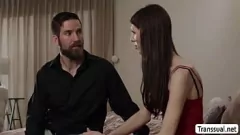 Play Shemale Stepdaughter's Anal Craving Satisfied by Stepfather's Hard Dick