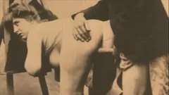 Afspelen 19e -eeuwse harige vintage porno: retro fucking & harig poesje