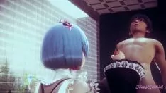 Играть Re zero в хентай - rem passjob с pov (без промедления) - японская азиатская манга, занзибар, копал, стейк, порно
