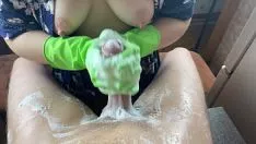Play Hot woman of the hous wet my sashay so that cum stroke in the television camera
